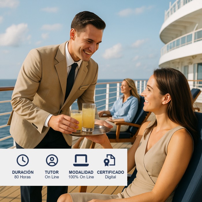 Hospitalidad y Atención al Pasajero en Cruceros